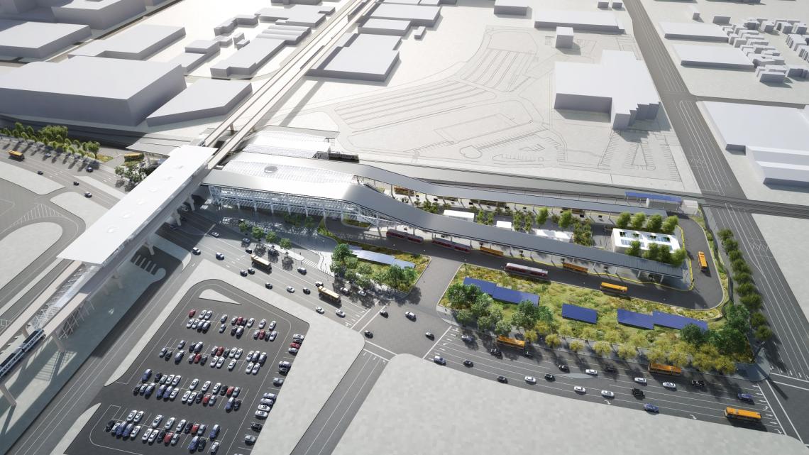 Construction ramps up for LAX/Metro Transit Center station Urbanize LA